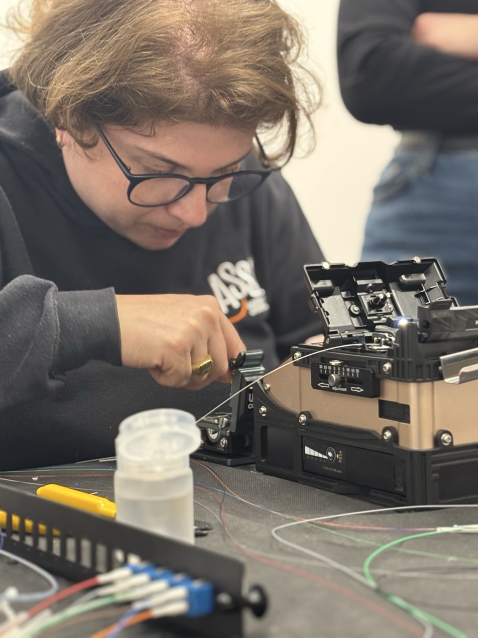 Asso Sicurezza, primo corso fibra ottica sede Valmontone