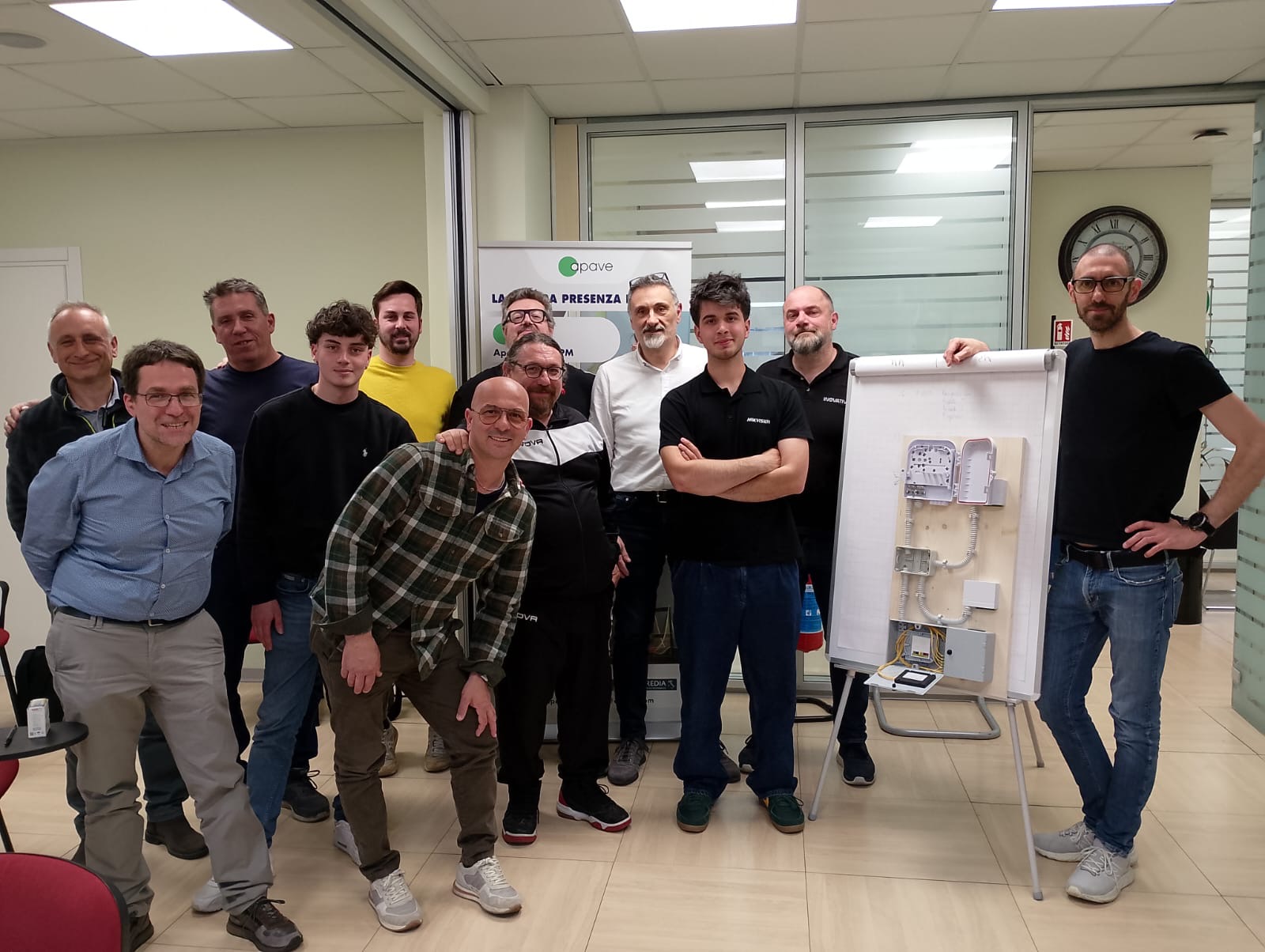 Primo esame di certificazione ISO per tecnici fibra ottica con APAVE